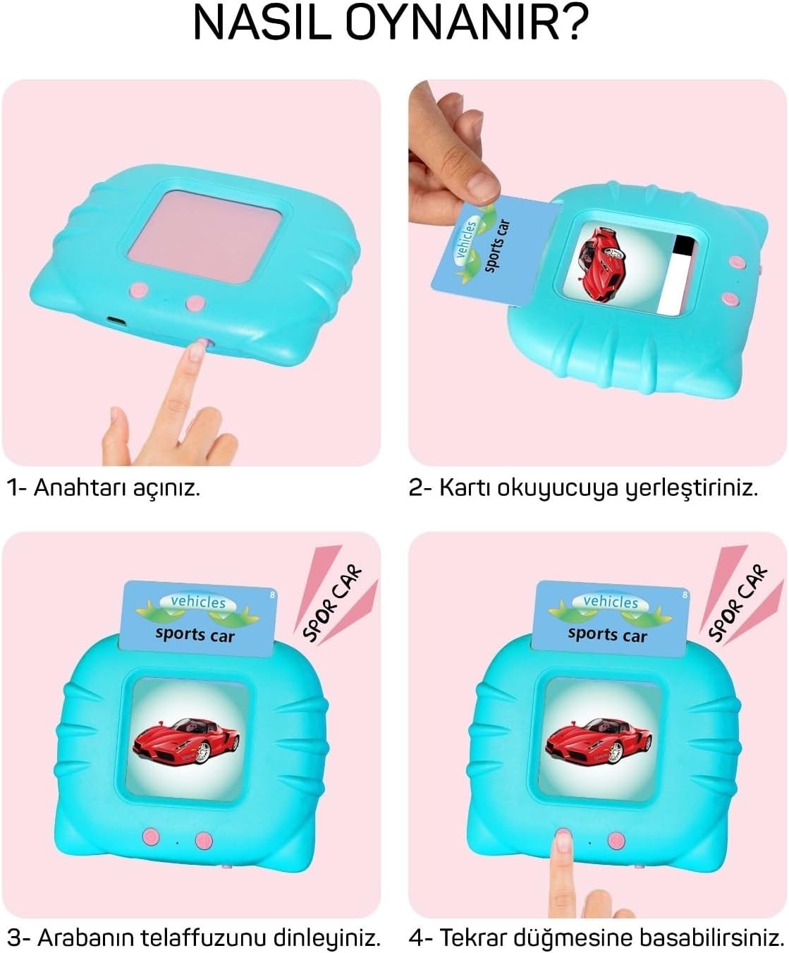 Ingilizce Konuşan Sesli Flash Kartlar
