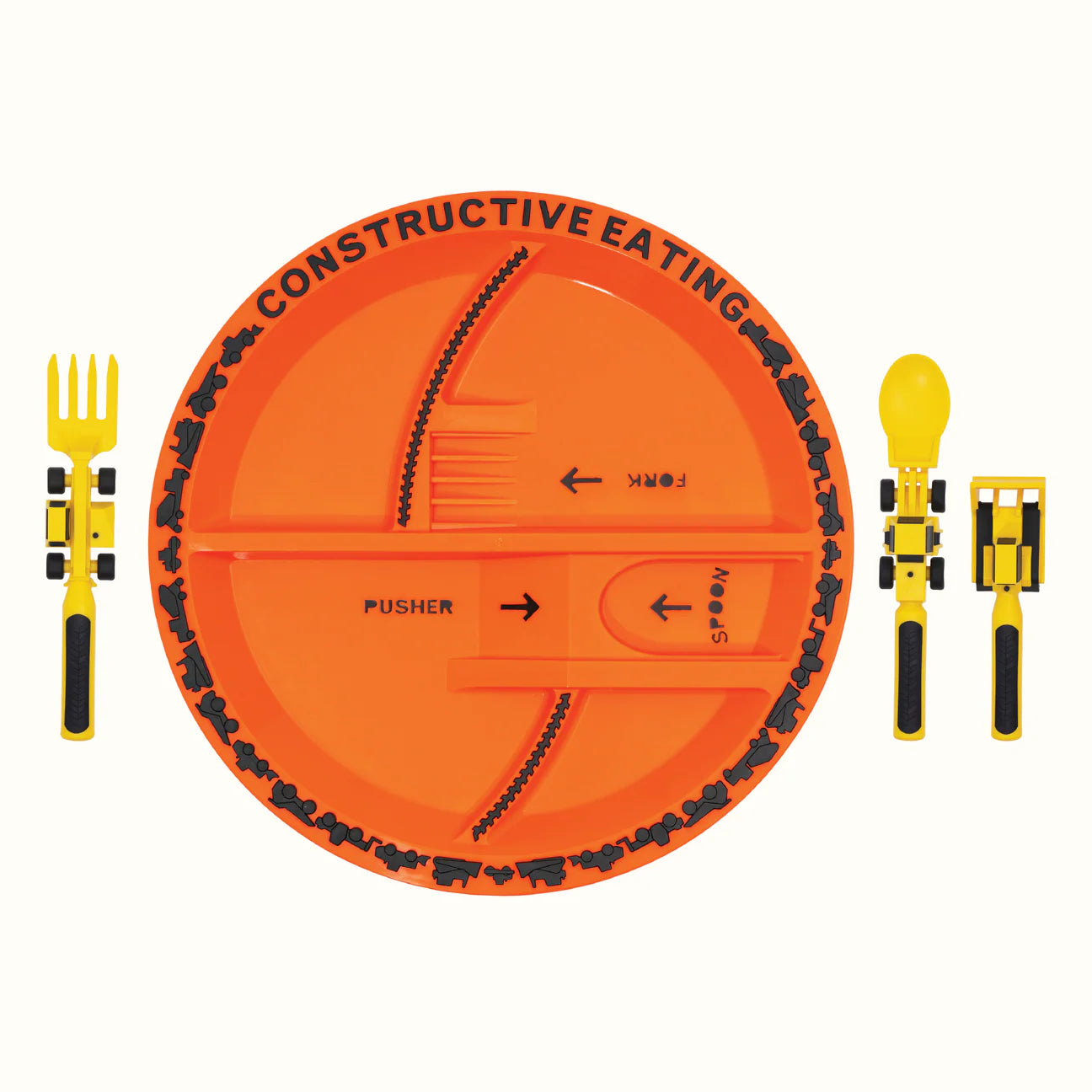 Constructive Eating - Çocuklar İçin Şantiye Tabağı