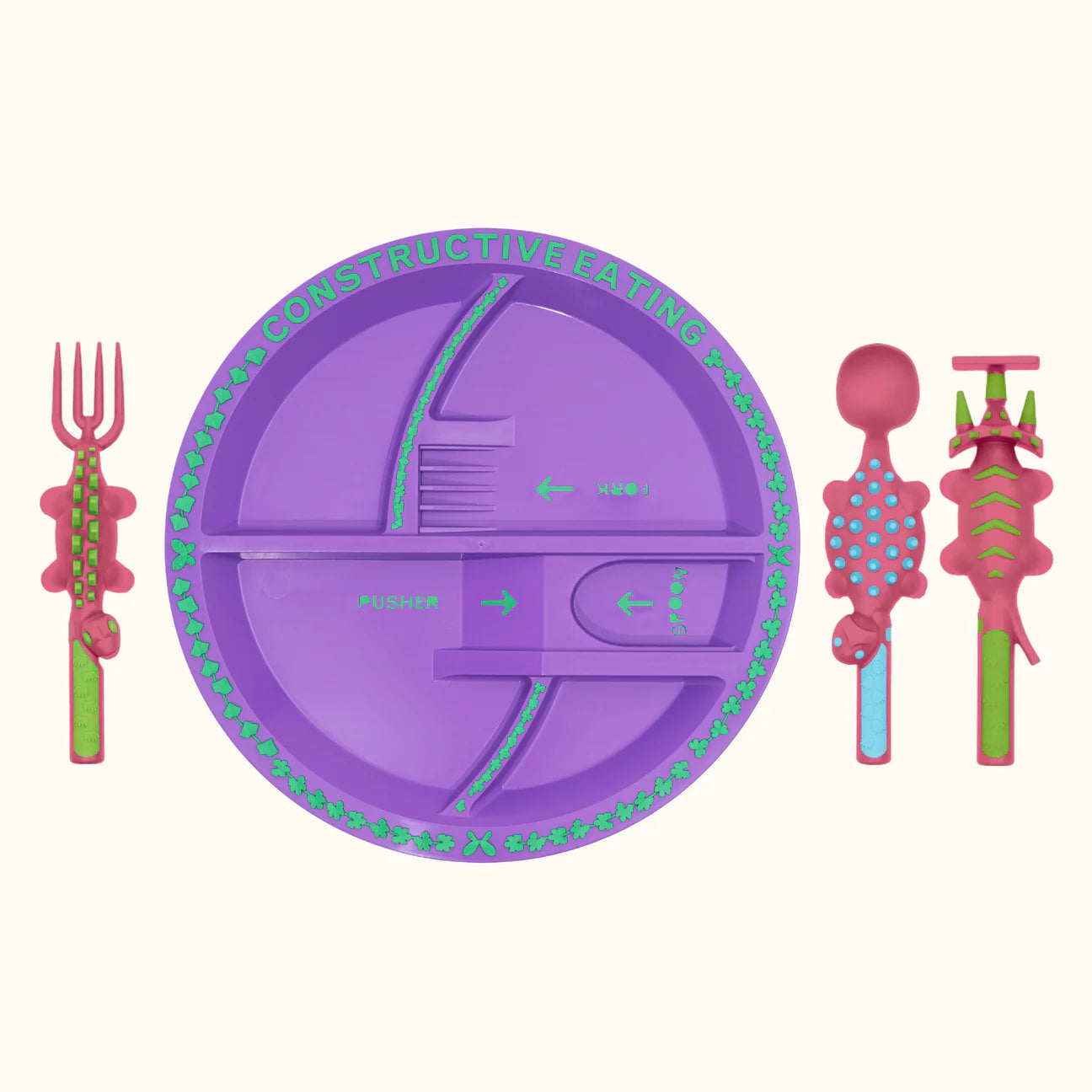 Constructive Eating - Çocuklar İçin Şantiye Tabağı