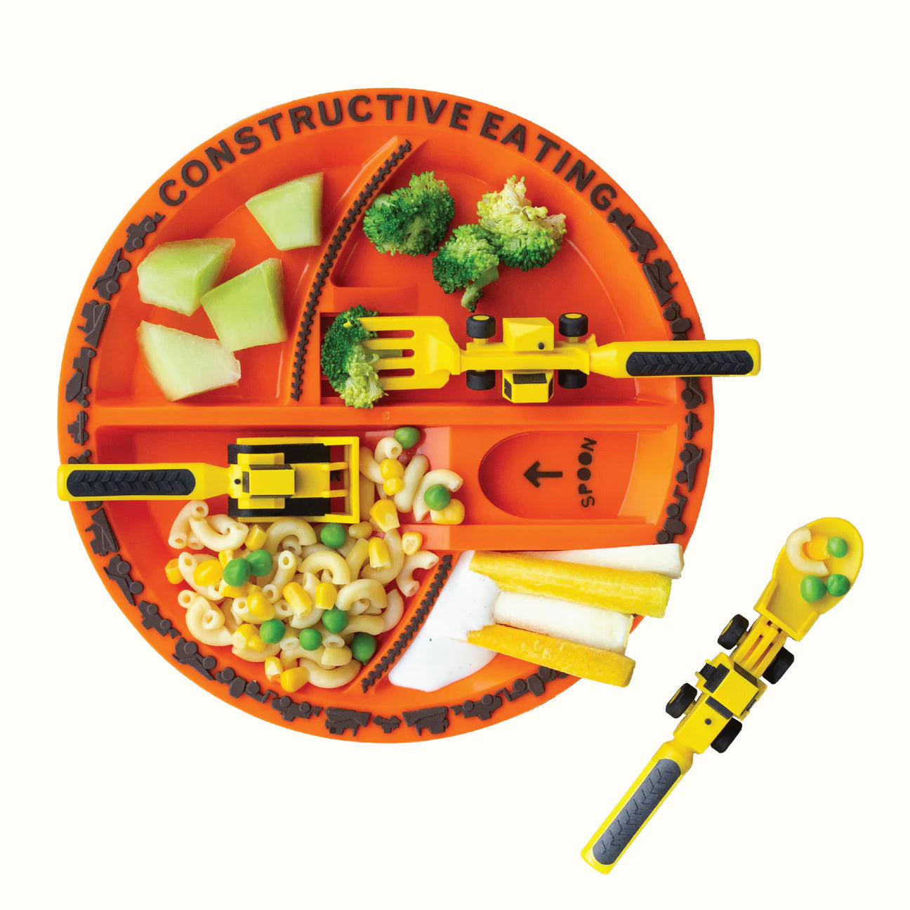 Constructive Eating - Çocuklar İçin Şantiye Tabağı
